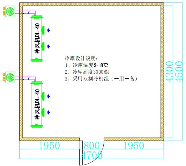 65立方醫(yī)藥冷庫(kù)平面圖.jpg